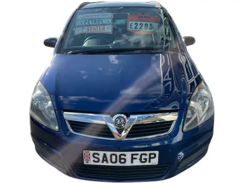 Vauxhall Zafira Club SA06 FGP