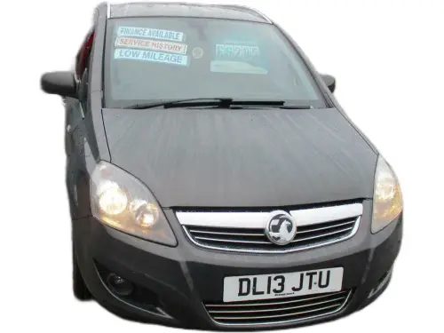 Vauxhall Zafira Design DL13 JTU