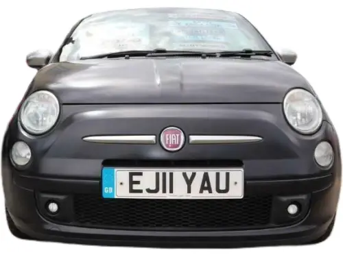 Fiat 500 Matt Black EJ11 YAU