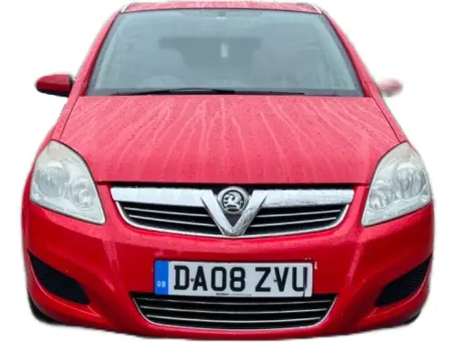 Vauxhall Zafira DA08 ZVU