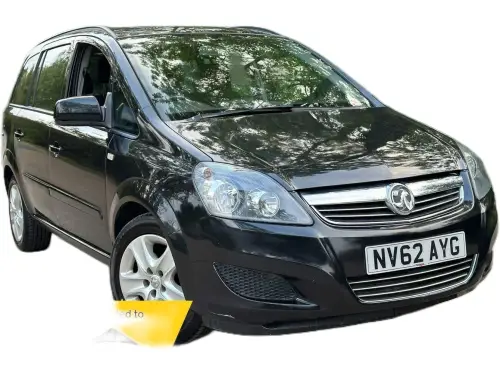 Vauxhall Zafira NV62 AYG