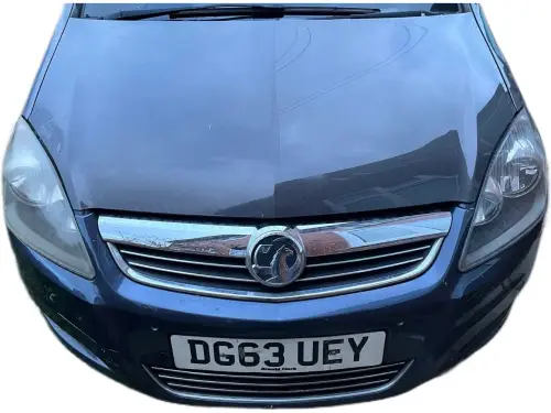 Vauxhall Zafira DG63 UEY