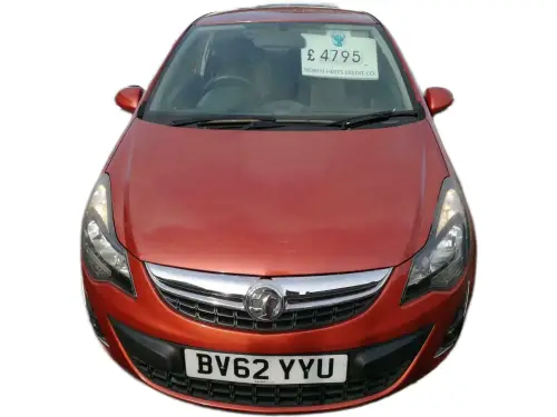 Vauxhall Corsa SXI BV62 YYU