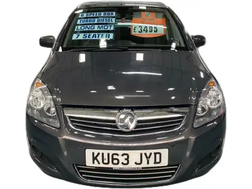 Vauxhall Zafira Design Nav CDTi Ecoflex KU63 JYD