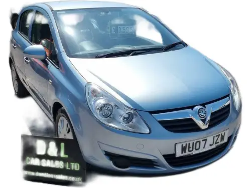 Vauxhall Corsa Club A/C WU07 JZW