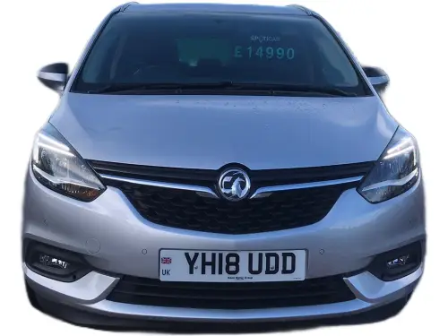 Vauxhall Zafira YH18 UDD