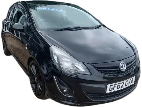 Vauxhall Corsa Black Edition GF62 GVA