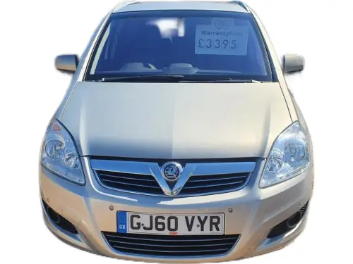 Vauxhall Zafira GJ60 VYR