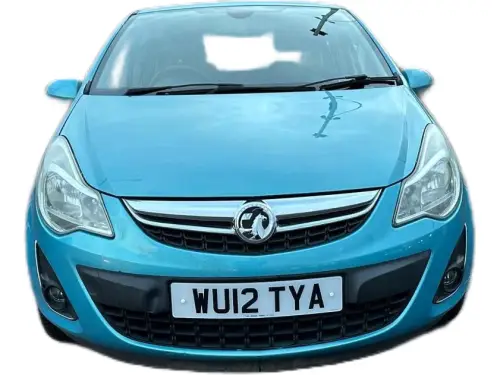 Vauxhall Corsa WU12 TYA