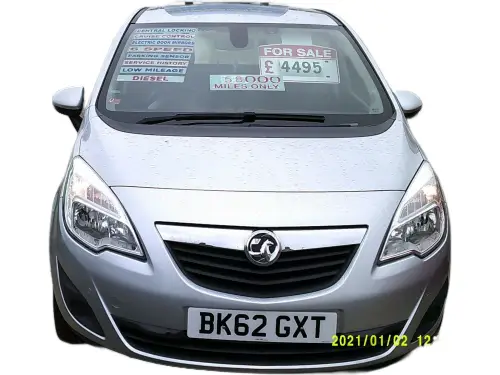Vauxhall Meriva Exclusiv CDTi BK62 GXT