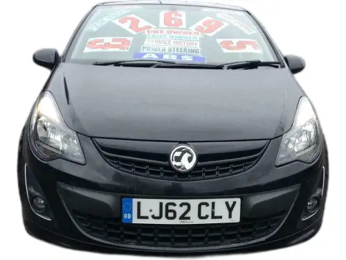 Vauxhall Corsa Black Edition LJ62 CLY