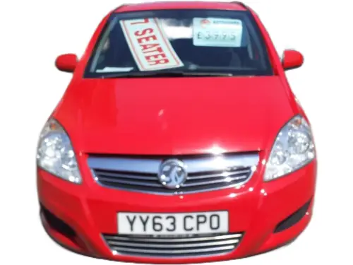 Vauxhall Zafira YY63 CPO